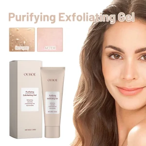 Exfoliating gel for gentle skin cleansing