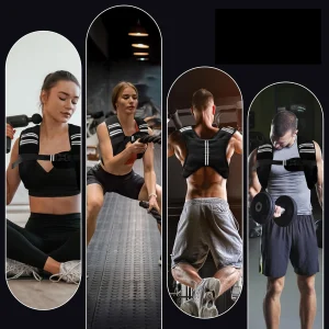 Weight Vest with Reflective Stripe - 12lb - Thumbnail Image 6