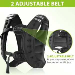 Weight Vest with Reflective Stripe - 12lb - Thumbnail Image 4